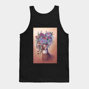 Flowers for my Deer Tank Top